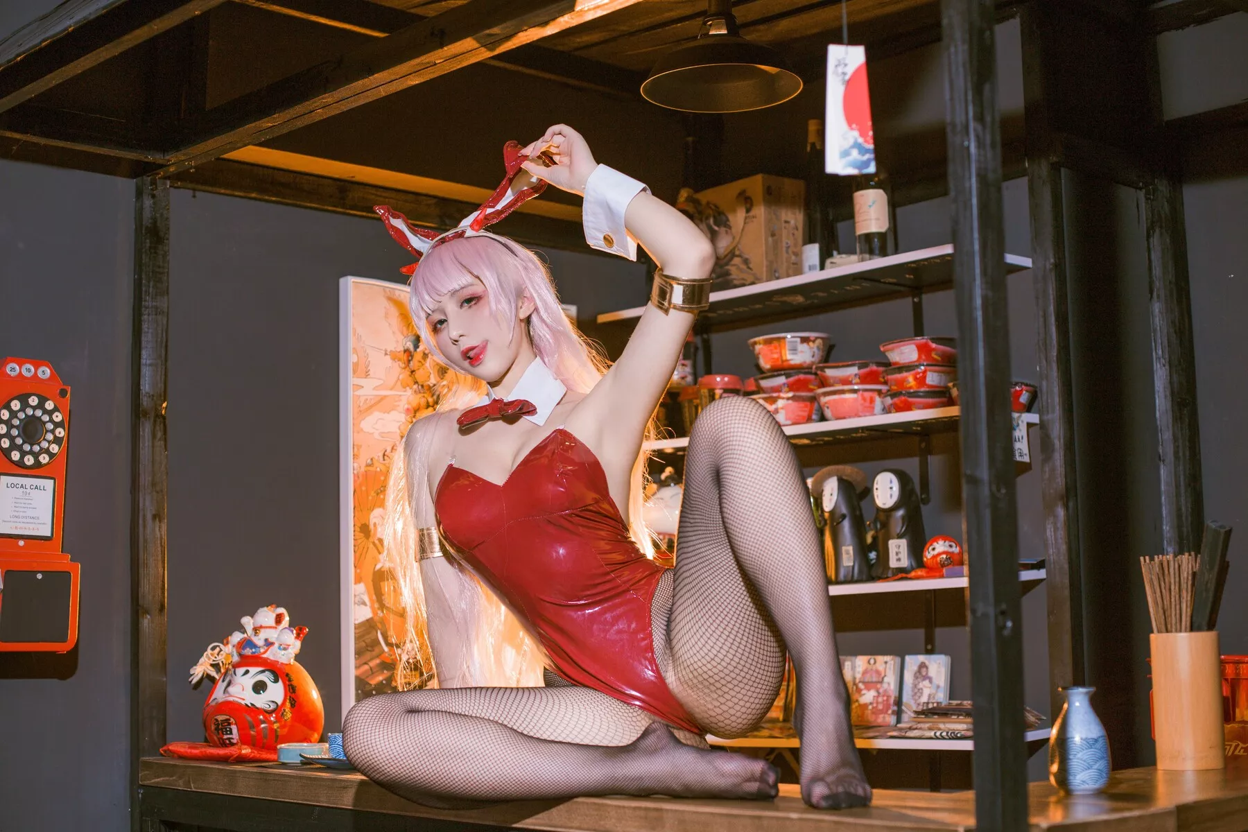Jean】 Zerotwo in 福利 franxx) 美人 【九曲 Bunny Cosplay (Darling the