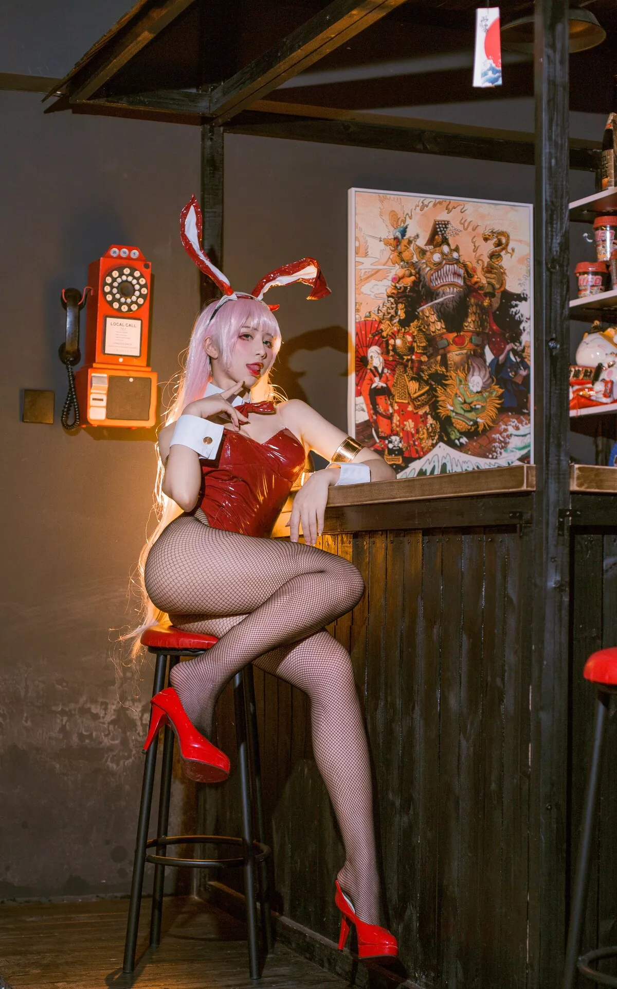 Jean】 Zerotwo in 福利 franxx) 美人 【九曲 Bunny Cosplay (Darling the