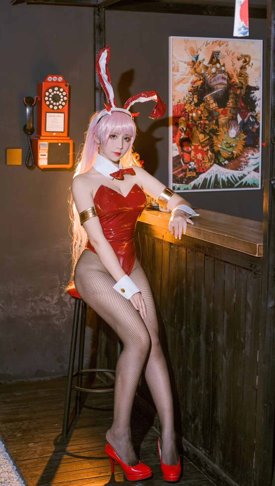Jean】 Zerotwo in 福利 franxx) 美人 【九曲 Bunny Cosplay (Darling the