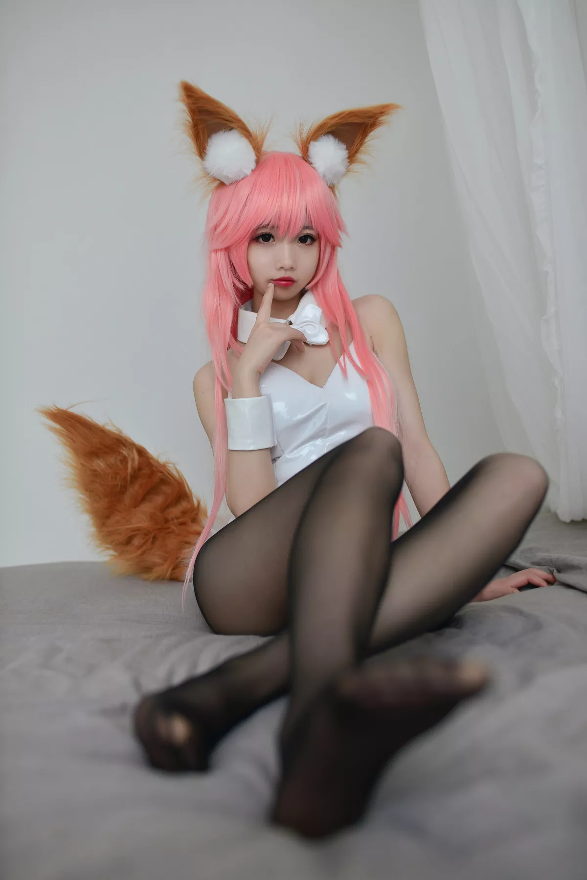 (Fate 兔女郎 Cosplay 【雪琪 福报 女神 Grand Order) SAMA】 玉藻前