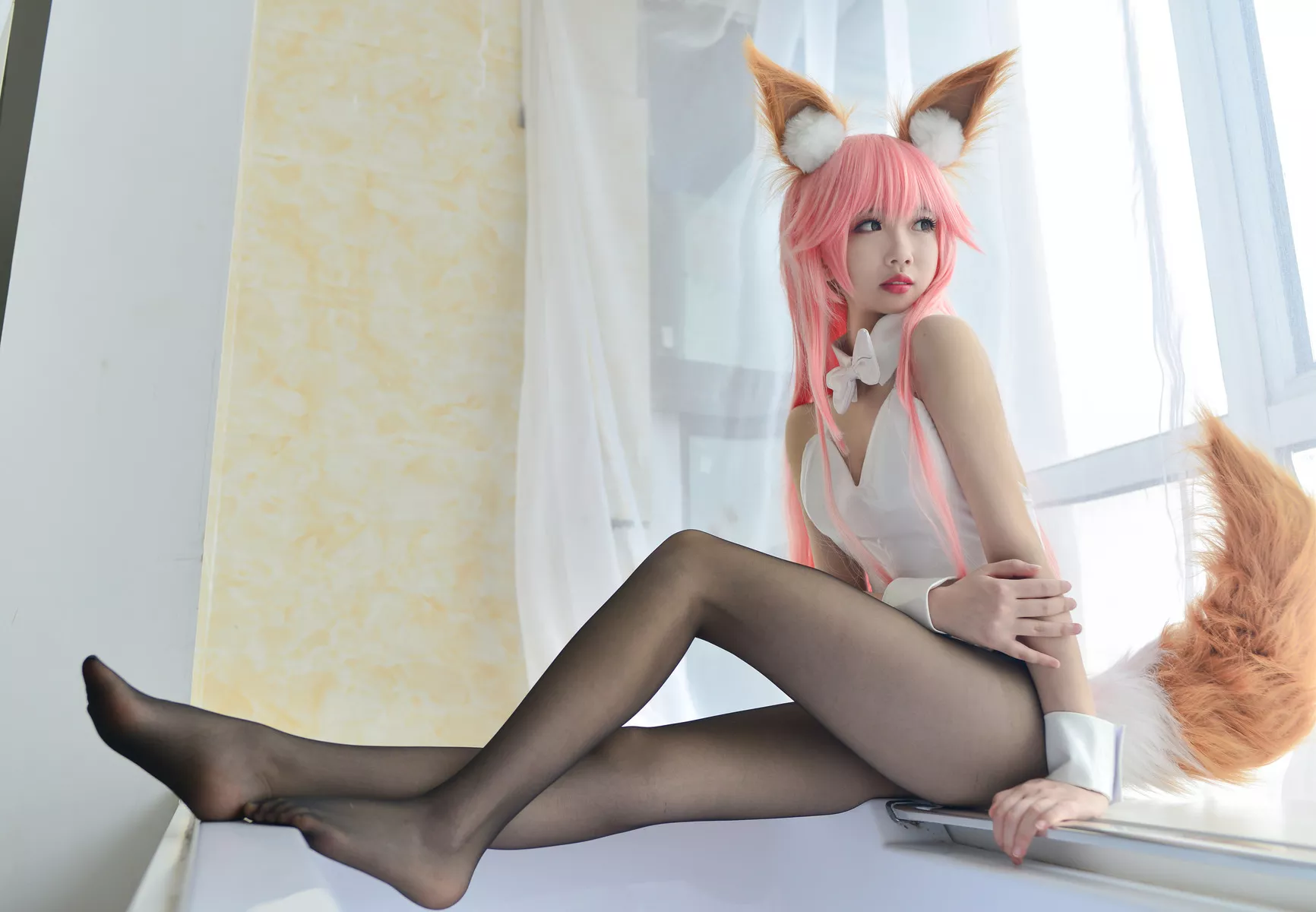 (Fate 兔女郎 Cosplay 【雪琪 福报 女神 Grand Order) SAMA】 玉藻前