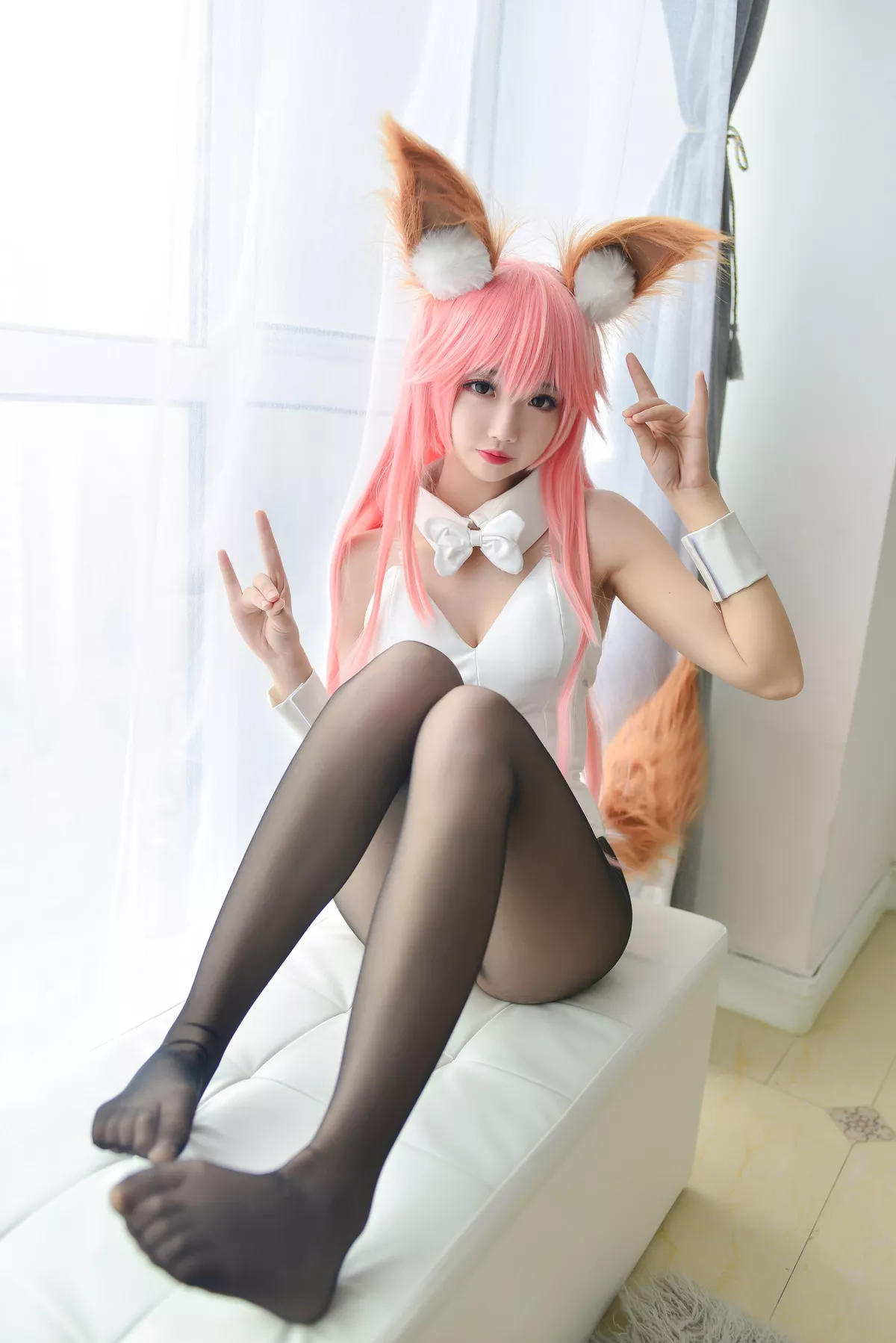 (Fate 兔女郎 Cosplay 【雪琪 福报 女神 Grand Order) SAMA】 玉藻前