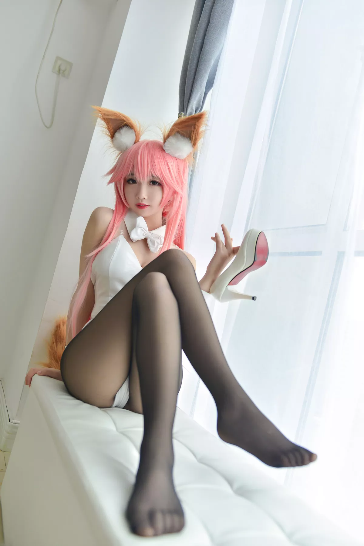 (Fate 兔女郎 Cosplay 【雪琪 福报 女神 Grand Order) SAMA】 玉藻前