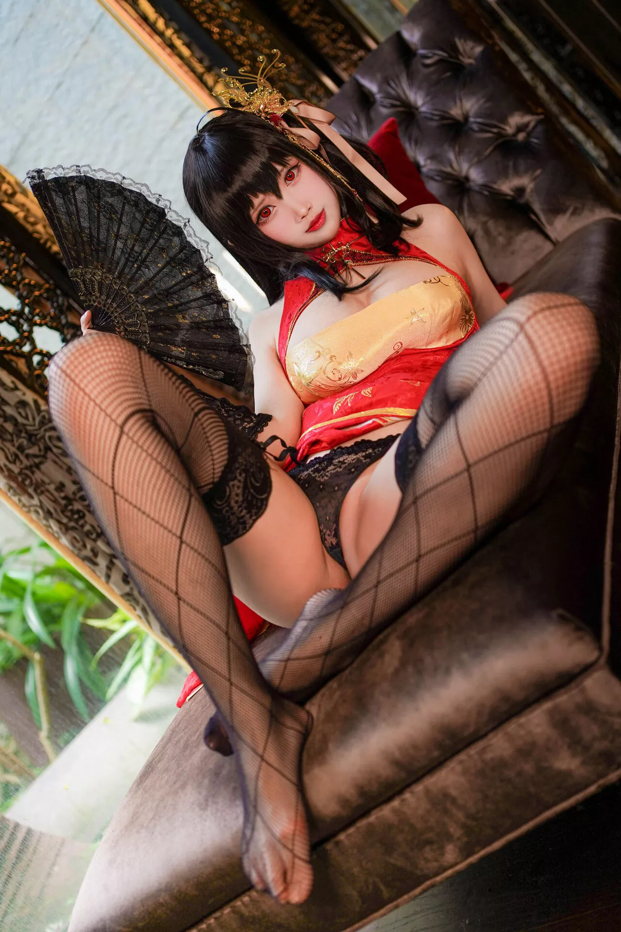 Cosplay Azur Lane Taihou Qipao 福利 【KaYa萱】 女神