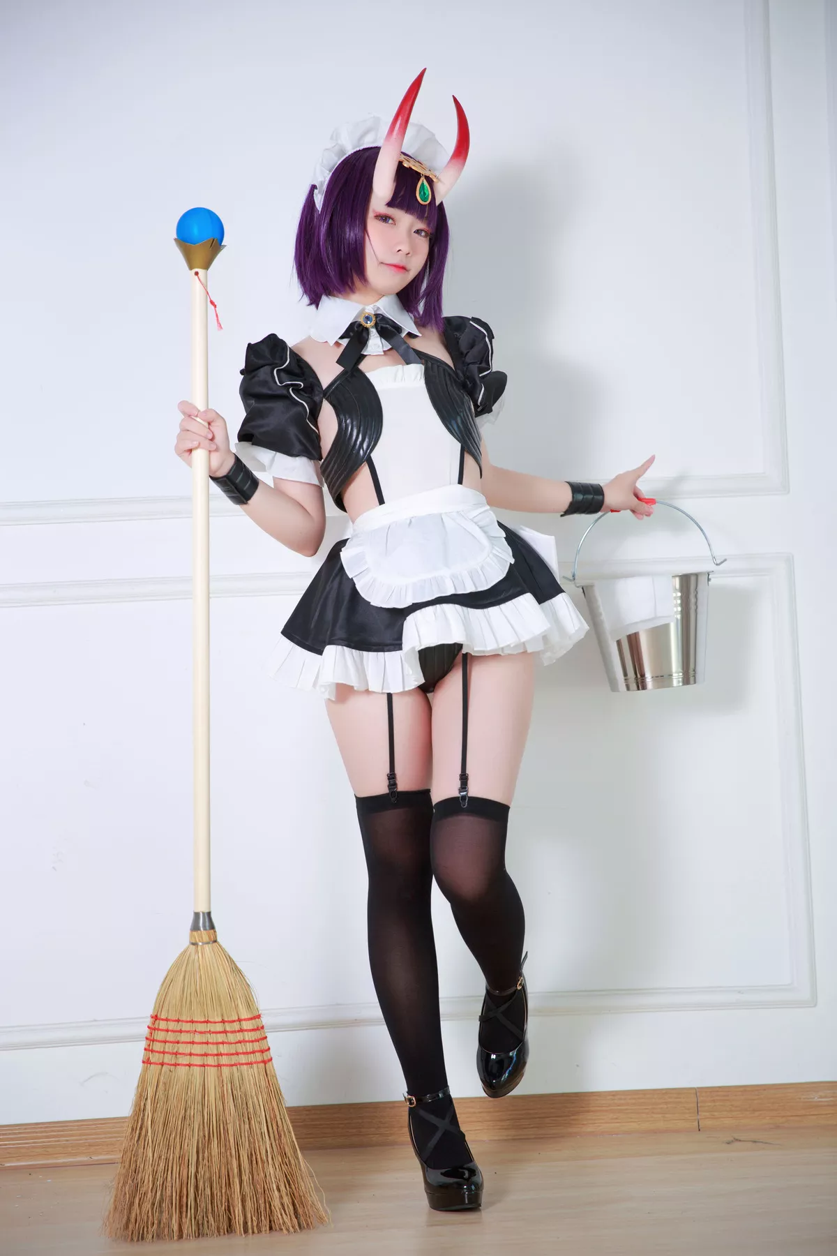 【G44 酒吞 福利 Shuten 不会受伤】 女佣 美女 Douji Cosplay
