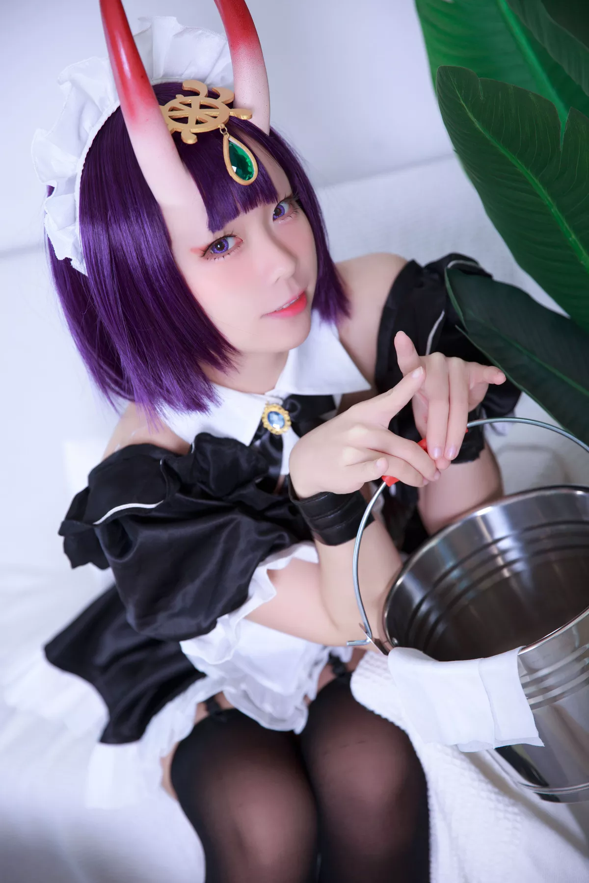 【G44 酒吞 福利 Shuten 不会受伤】 女佣 美女 Douji Cosplay