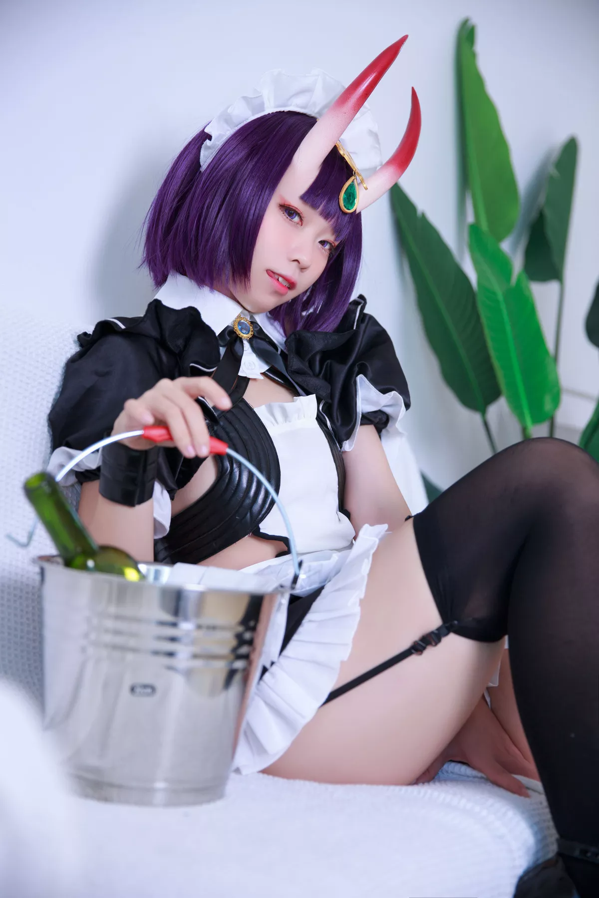 【G44 酒吞 福利 Shuten 不会受伤】 女佣 美女 Douji Cosplay