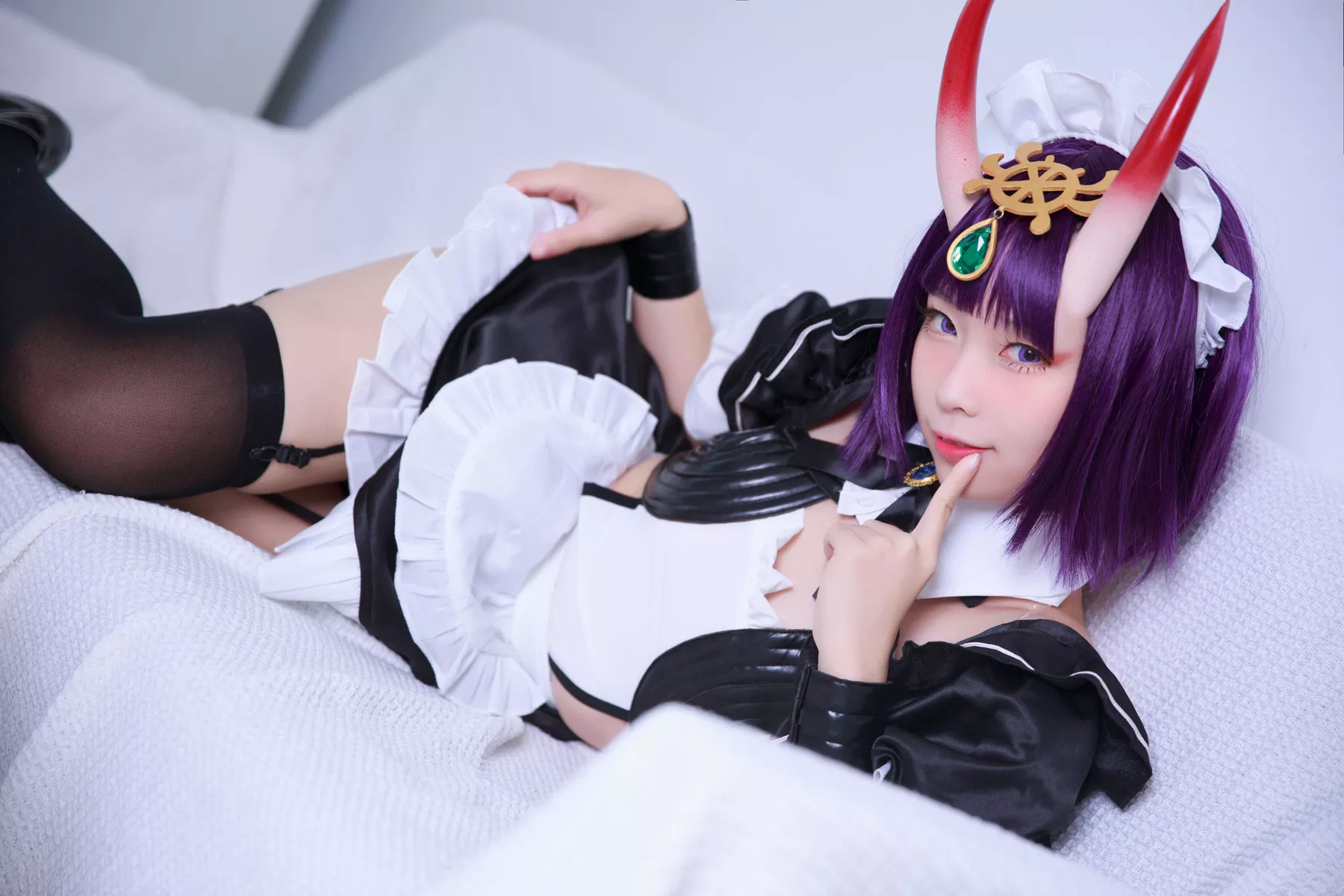 【G44 酒吞 福利 Shuten 不会受伤】 女佣 美女 Douji Cosplay