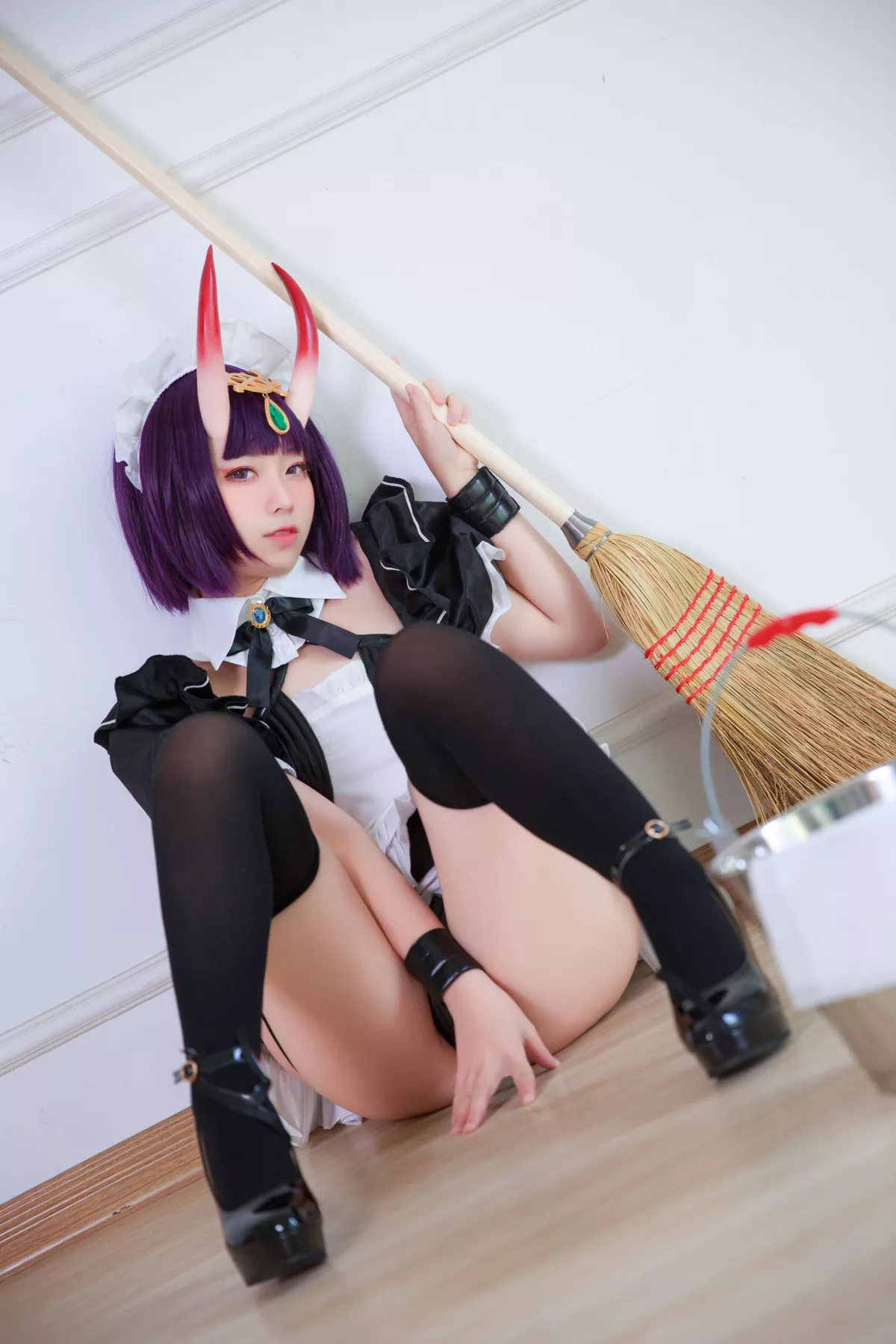 【G44 酒吞 福利 Shuten 不会受伤】 女佣 美女 Douji Cosplay
