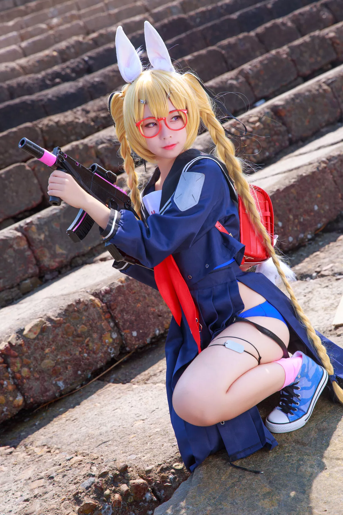 Cosplay 旋风校服 SR 【G44 福利 美人 3MP Frontline 不会受伤】 Girls