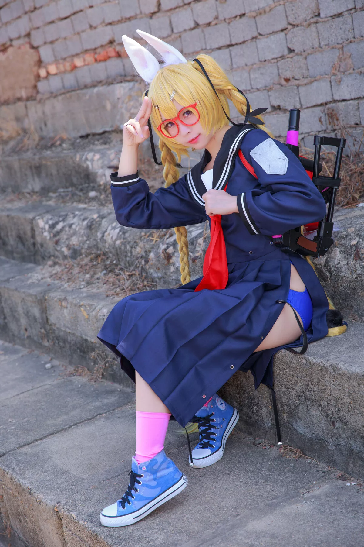 Cosplay 旋风校服 SR 【G44 福利 美人 3MP Frontline 不会受伤】 Girls
