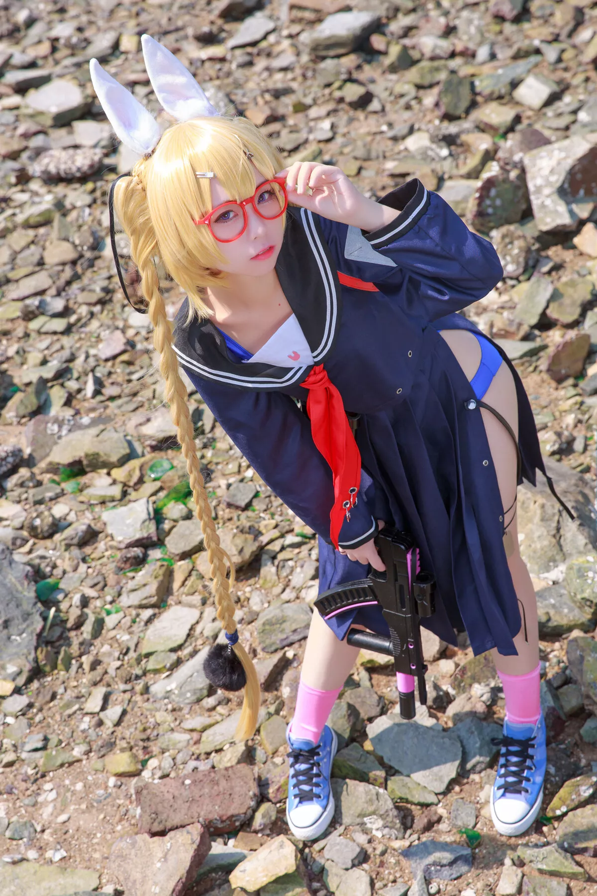 Cosplay 旋风校服 SR 【G44 福利 美人 3MP Frontline 不会受伤】 Girls