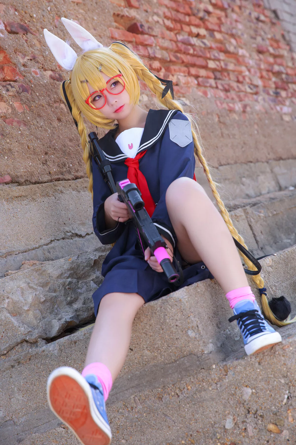 Cosplay 旋风校服 SR 【G44 福利 美人 3MP Frontline 不会受伤】 Girls