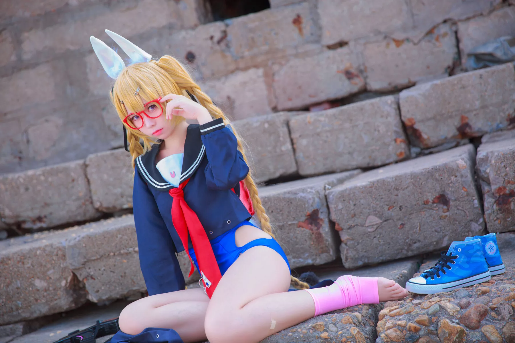 Cosplay 旋风校服 SR 【G44 福利 美人 3MP Frontline 不会受伤】 Girls