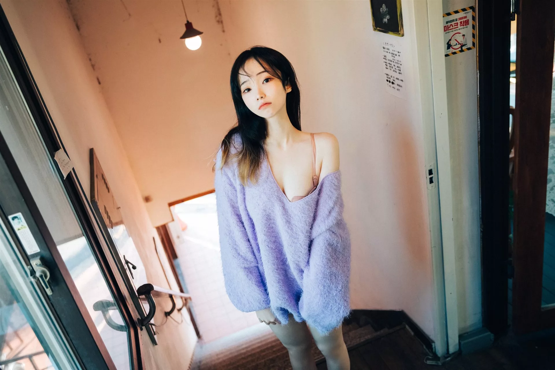 淫惰少女 美女 南韩 南韩 Bambi【Loozy Alba Cafe 全集修正 美女 写真 写真】
