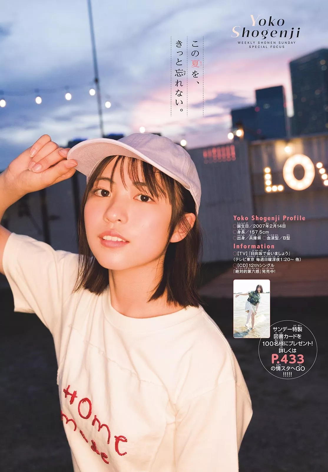 Shogenji Yoko 正源司阳子Shonen Sunday 全集修正 2024