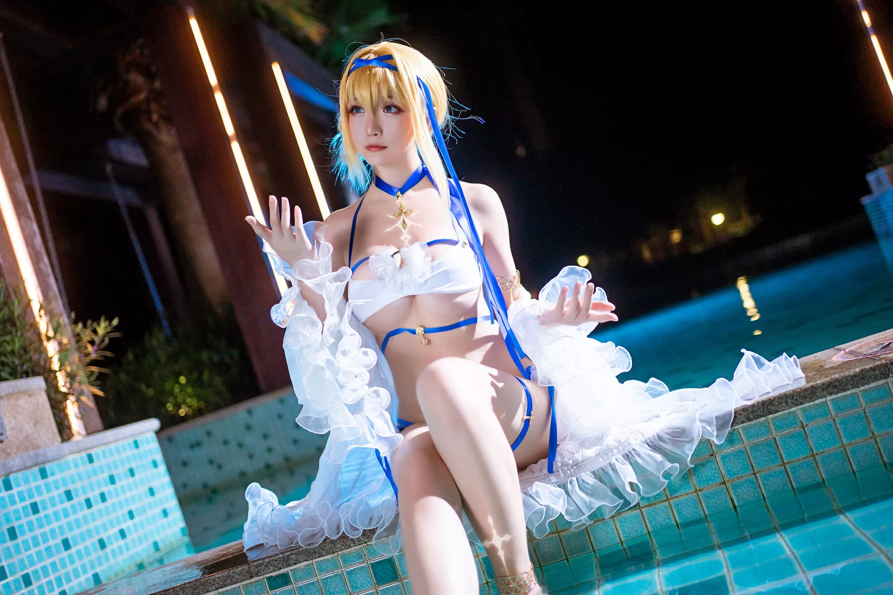 Jeanne Cosplay ( 贞德 星之迟迟】 佳人 Arc ) 福报 d 【Hoshilily