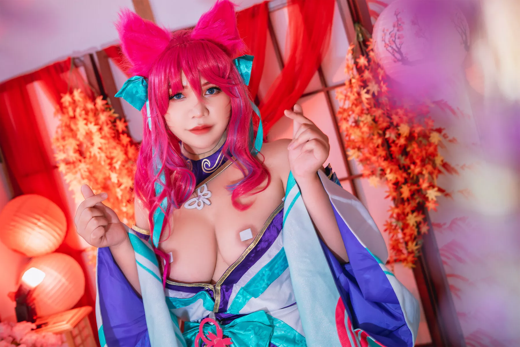 福利 Spirit (league legends) of 女神 【QUEENIE Blossom Cosplay CHUPPY】 Ahri