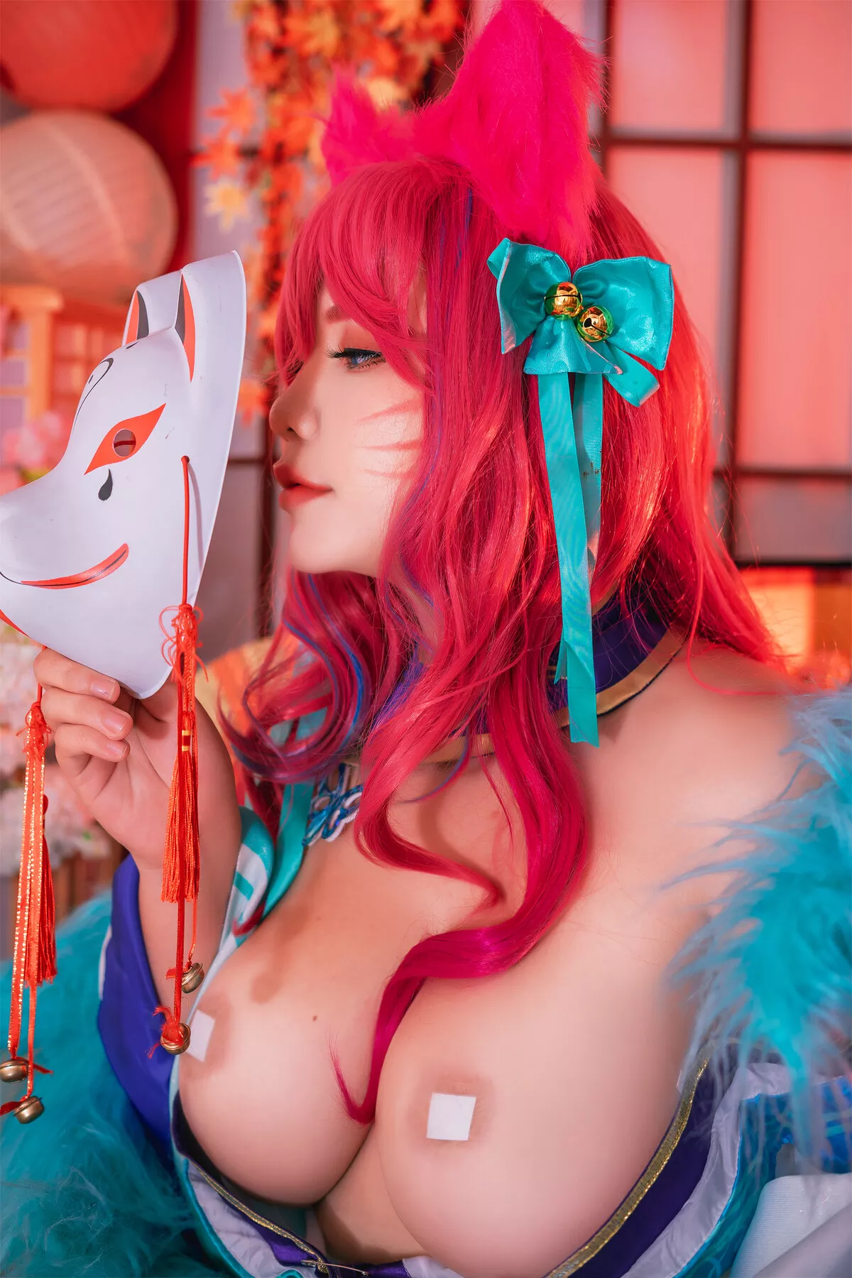 福利 Spirit (league legends) of 女神 【QUEENIE Blossom Cosplay CHUPPY】 Ahri