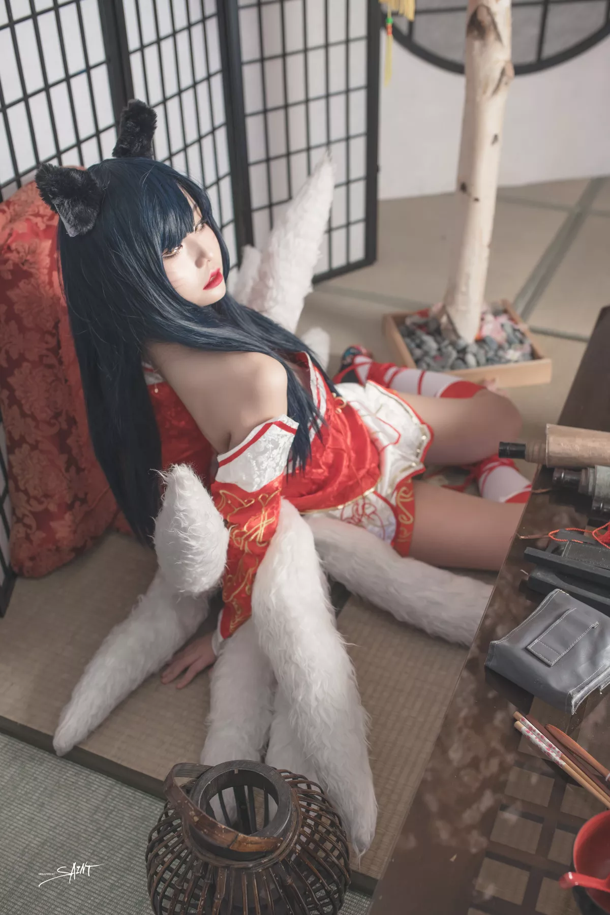圣光生活】 棒子 YUNA【SAINT 全集修正 仙女 摄影 Photolife Ahri