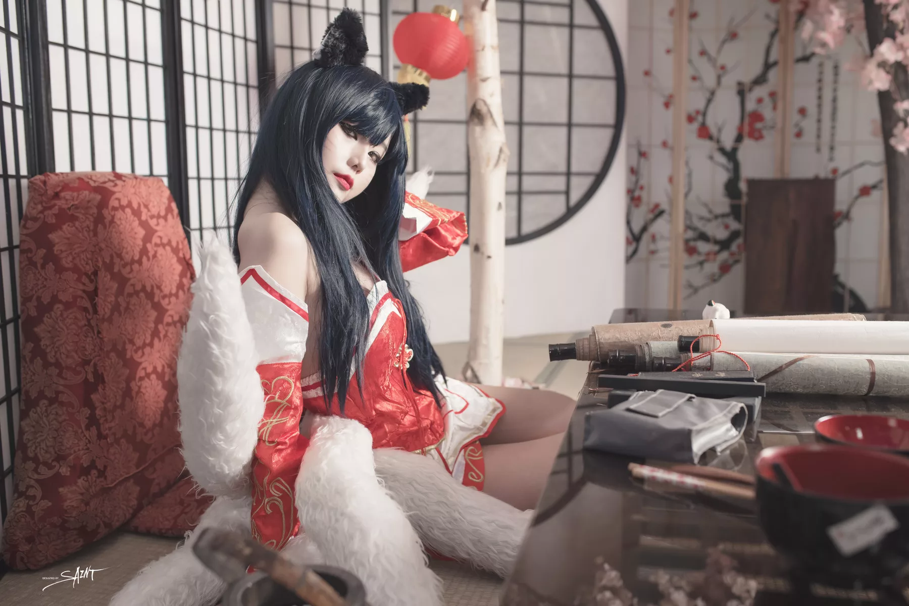 圣光生活】 棒子 YUNA【SAINT 全集修正 仙女 摄影 Photolife Ahri