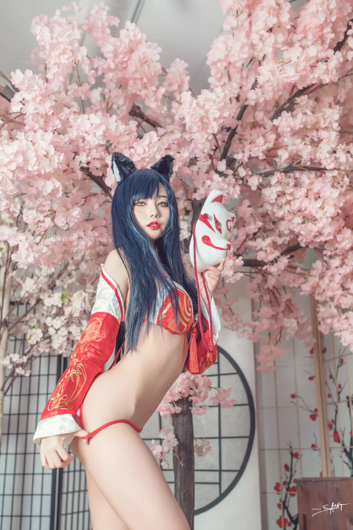 圣光生活】 棒子 YUNA【SAINT 全集修正 仙女 摄影 Photolife Ahri