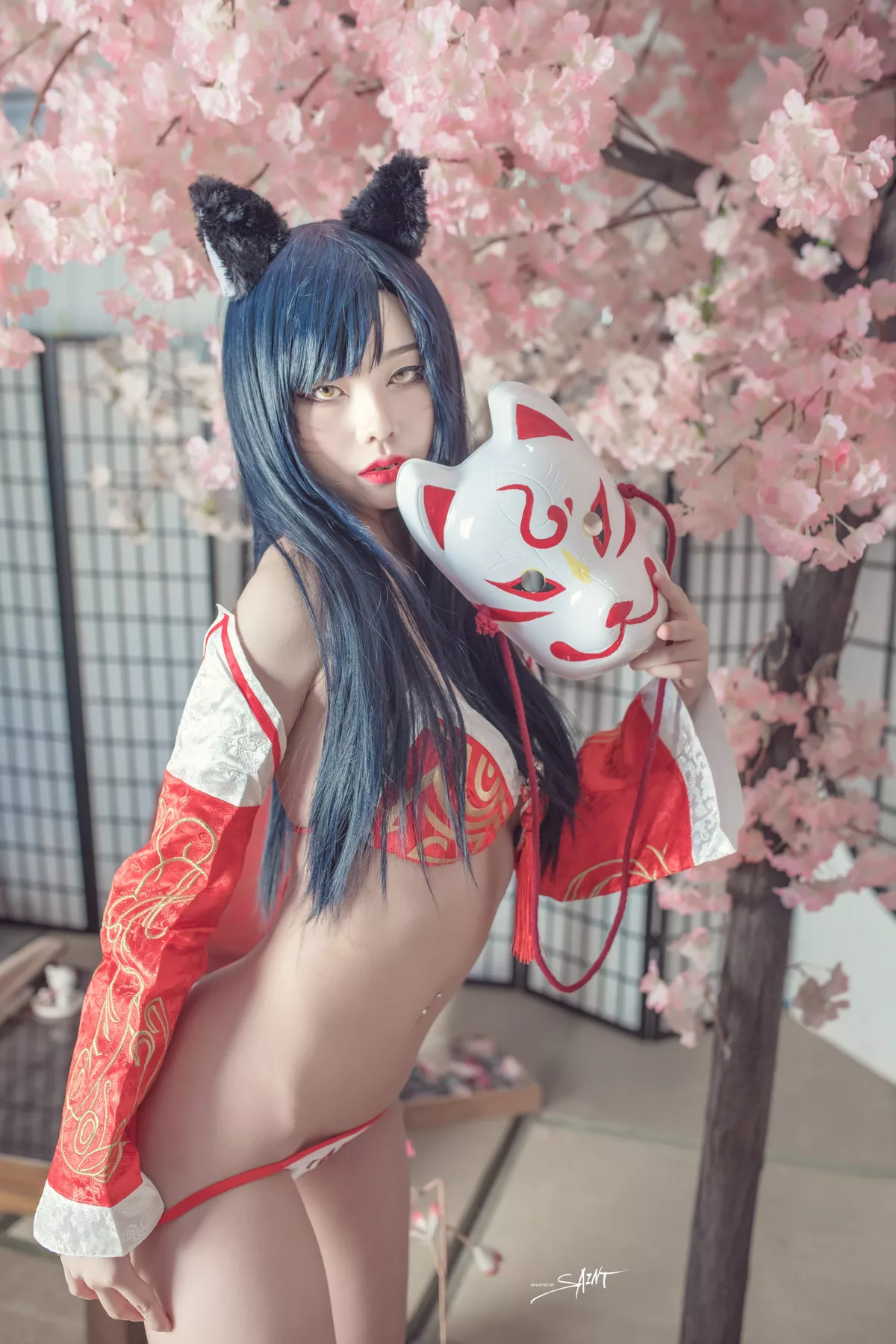 圣光生活】 棒子 YUNA【SAINT 全集修正 仙女 摄影 Photolife Ahri