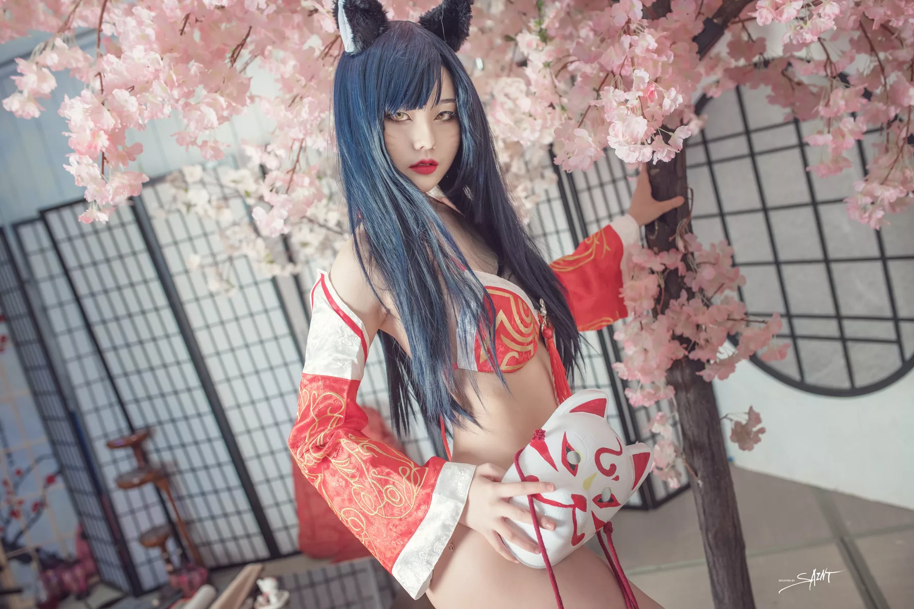 圣光生活】 棒子 YUNA【SAINT 全集修正 仙女 摄影 Photolife Ahri