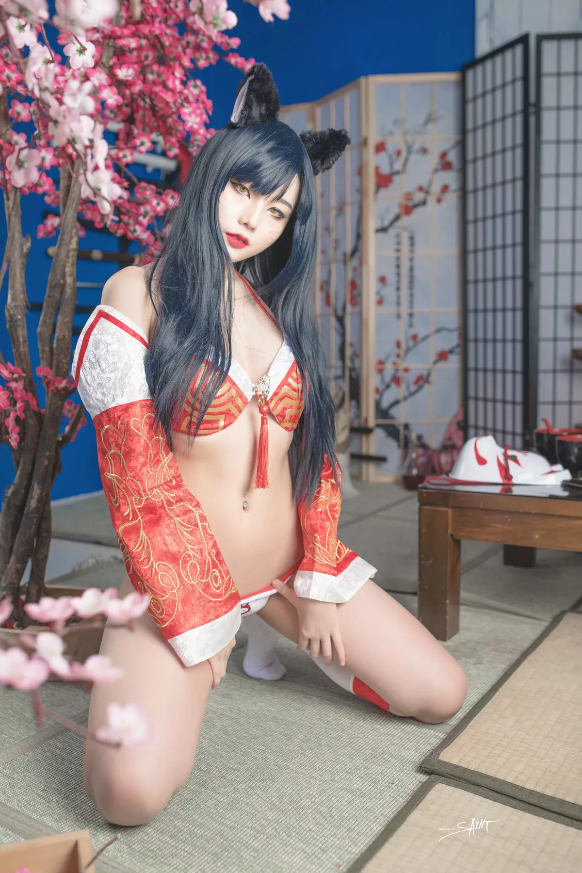 圣光生活】 棒子 YUNA【SAINT 全集修正 仙女 摄影 Photolife Ahri