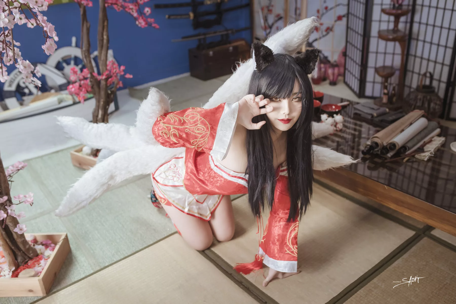 圣光生活】 棒子 YUNA【SAINT 全集修正 仙女 摄影 Photolife Ahri