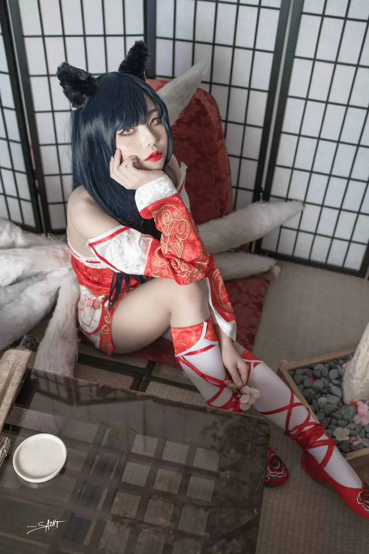 圣光生活】 棒子 YUNA【SAINT 全集修正 仙女 摄影 Photolife Ahri