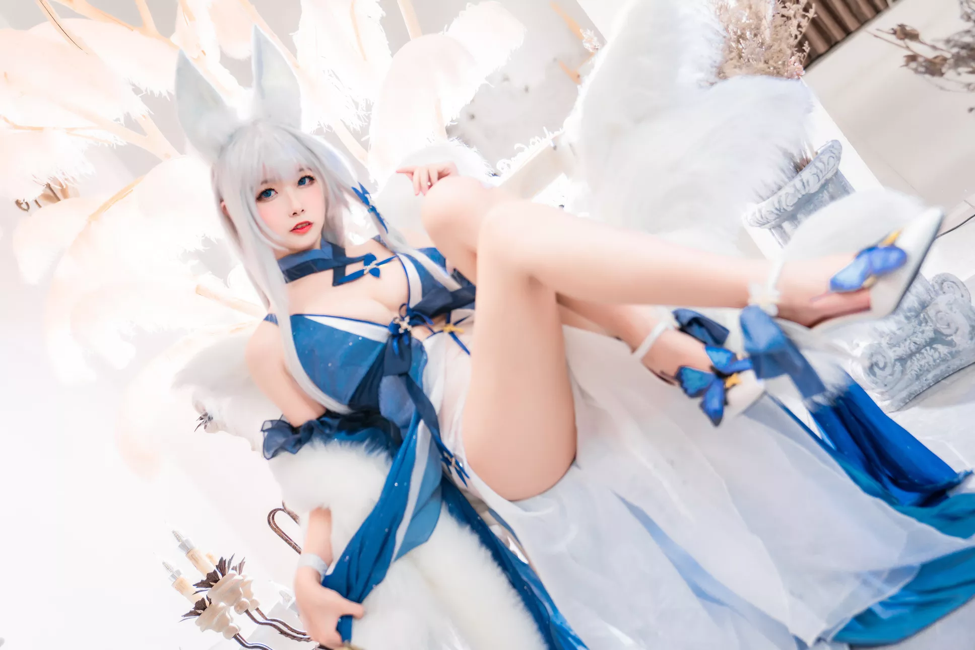 信浓 福利 �T Cosplay 美人 ko Shinano 【Momo 碧蓝航线 葵葵】