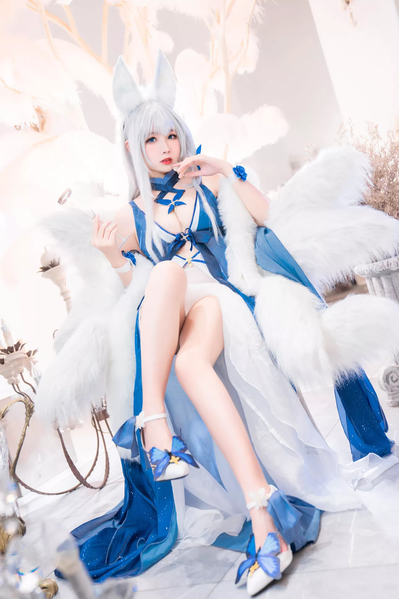 信浓 福利 �T Cosplay 美人 ko Shinano 【Momo 碧蓝航线 葵葵】