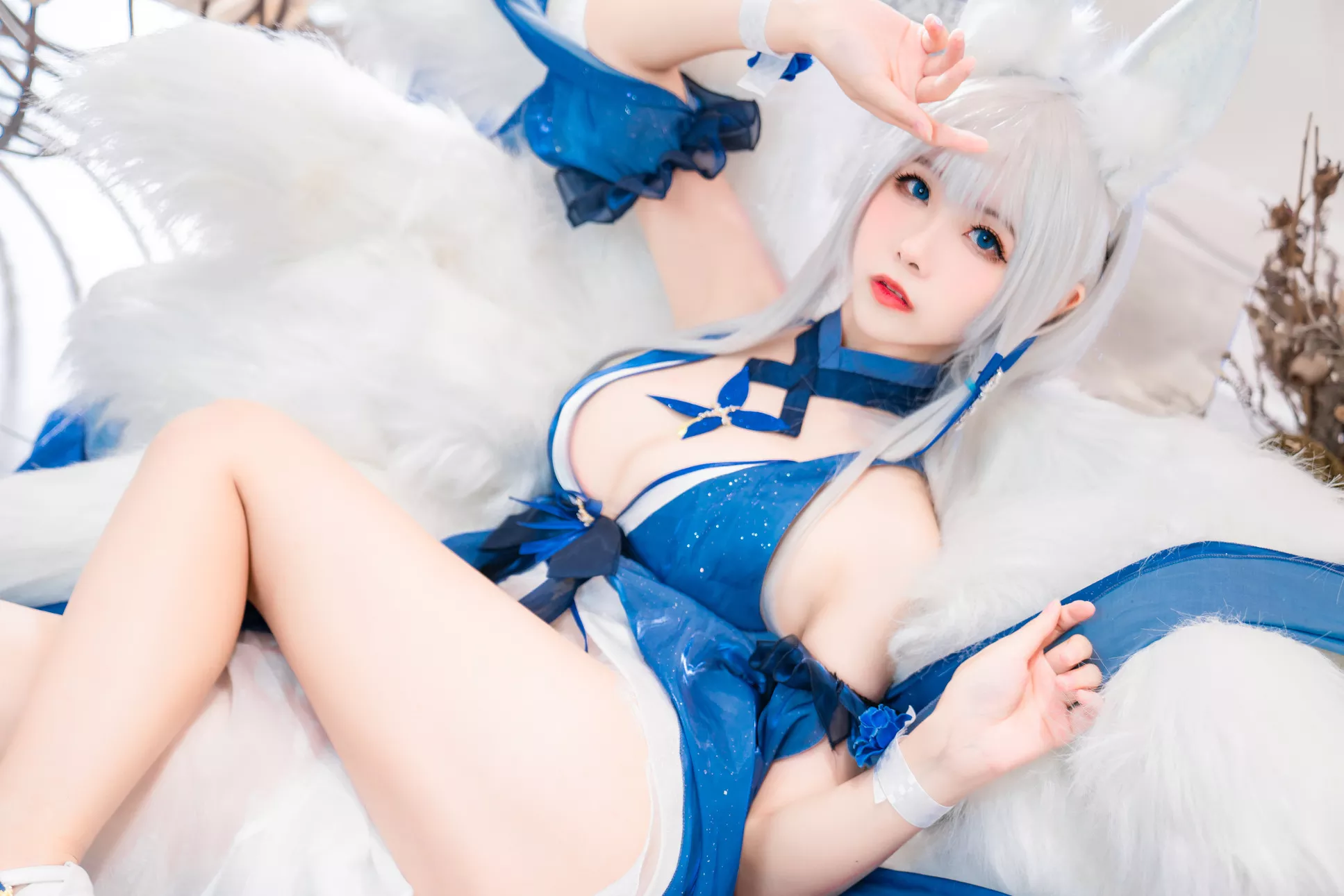信浓 福利 �T Cosplay 美人 ko Shinano 【Momo 碧蓝航线 葵葵】