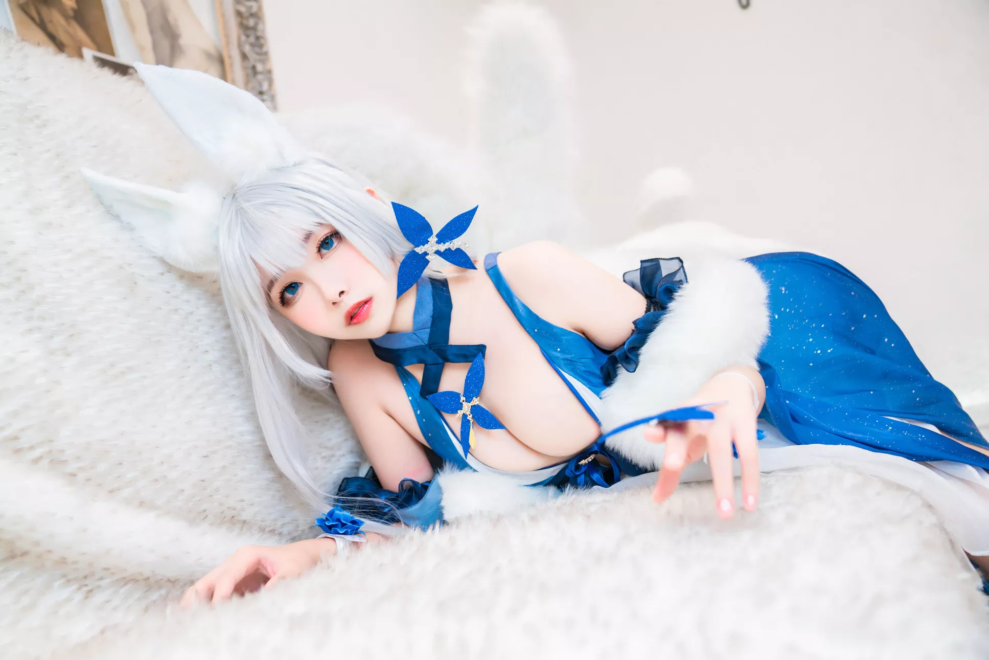 信浓 福利 �T Cosplay 美人 ko Shinano 【Momo 碧蓝航线 葵葵】