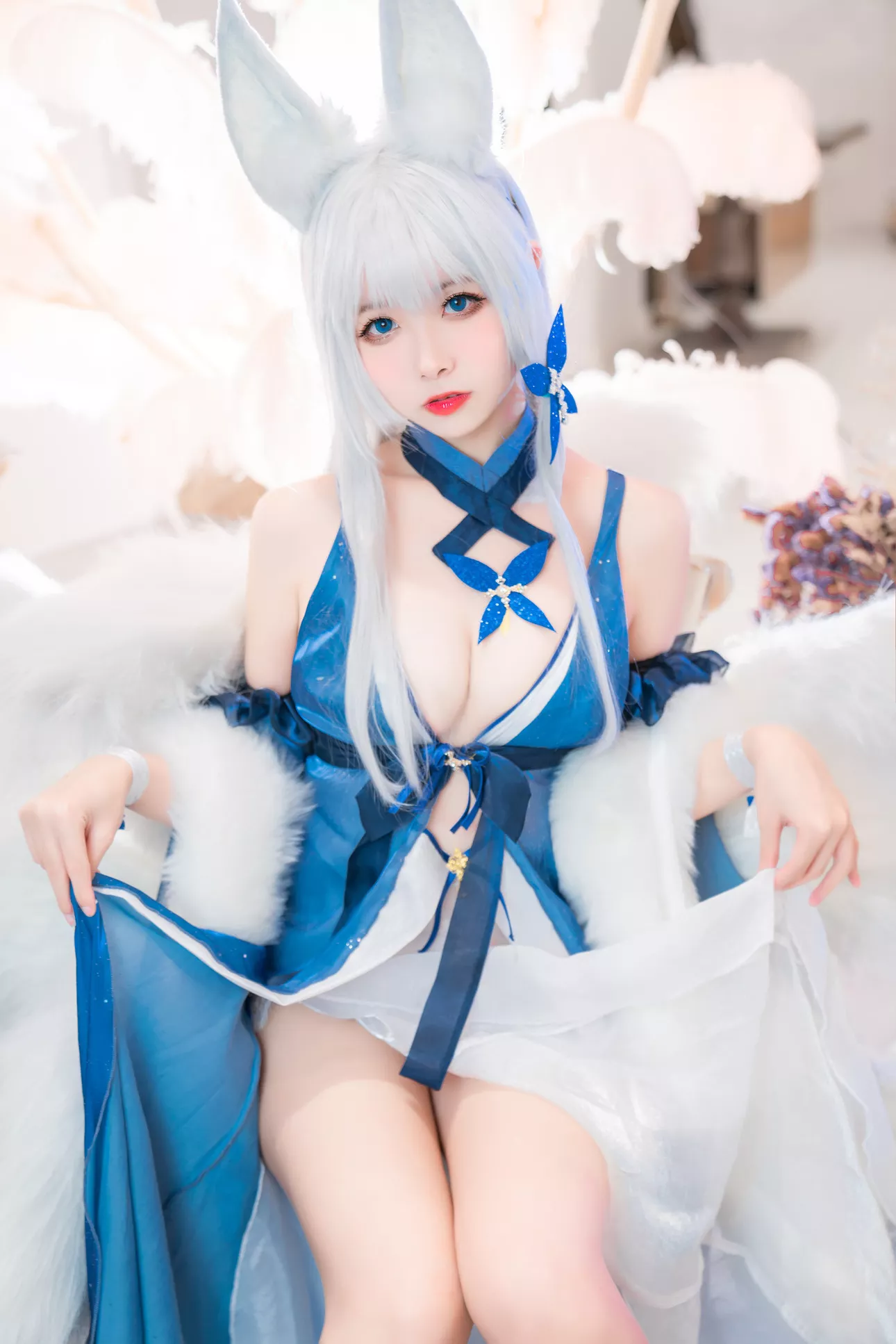 信浓 福利 �T Cosplay 美人 ko Shinano 【Momo 碧蓝航线 葵葵】