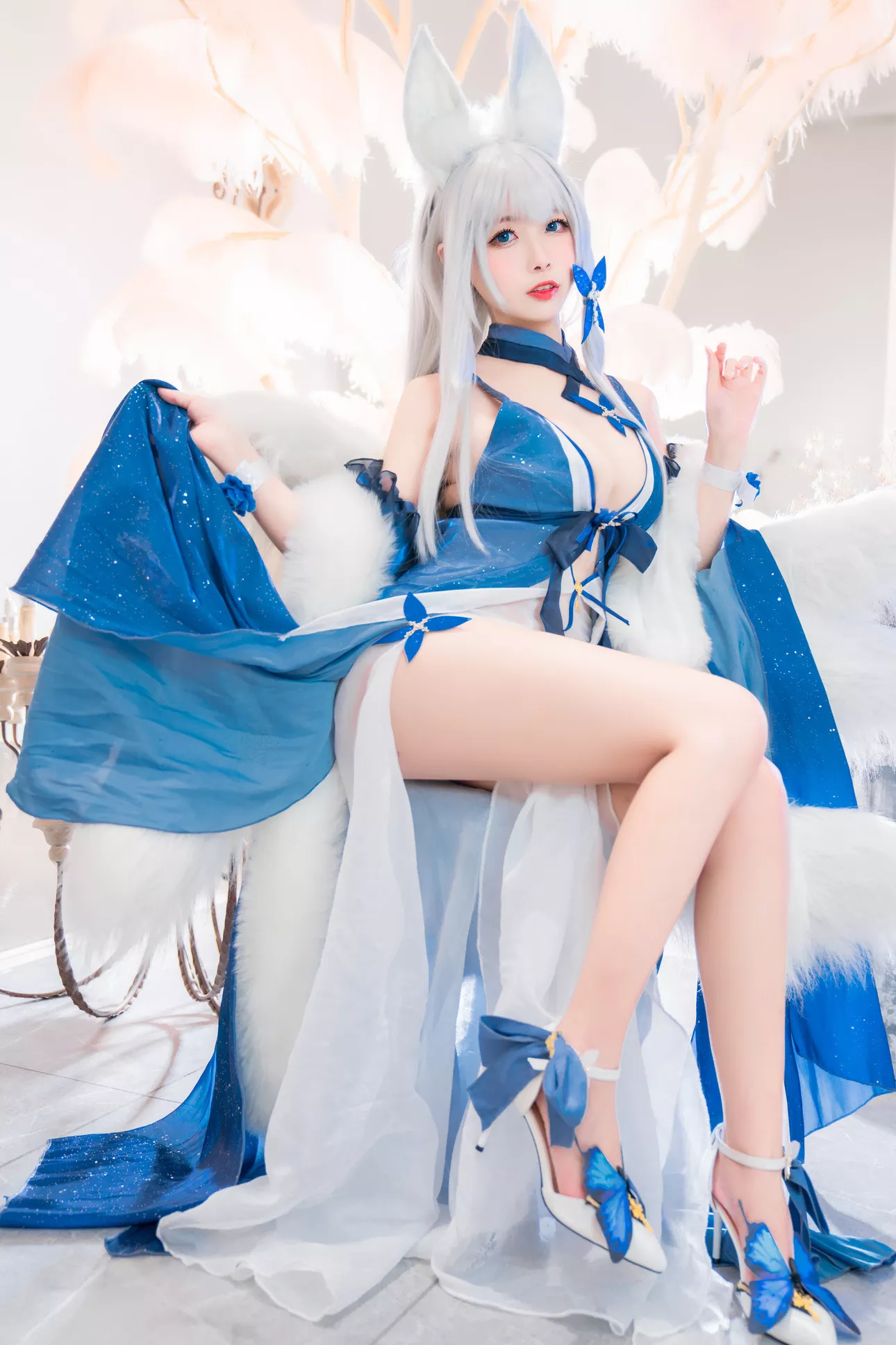 信浓 福利 �T Cosplay 美人 ko Shinano 【Momo 碧蓝航线 葵葵】