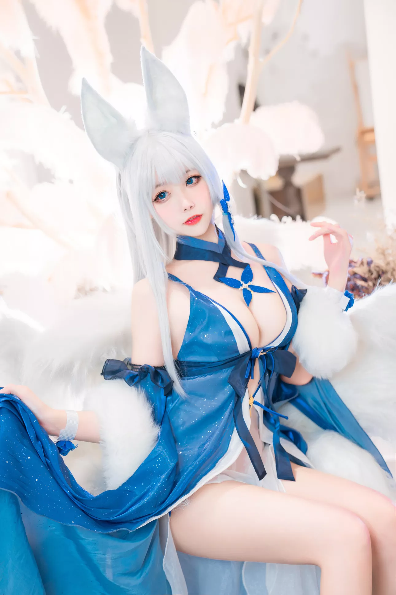 信浓 福利 �T Cosplay 美人 ko Shinano 【Momo 碧蓝航线 葵葵】