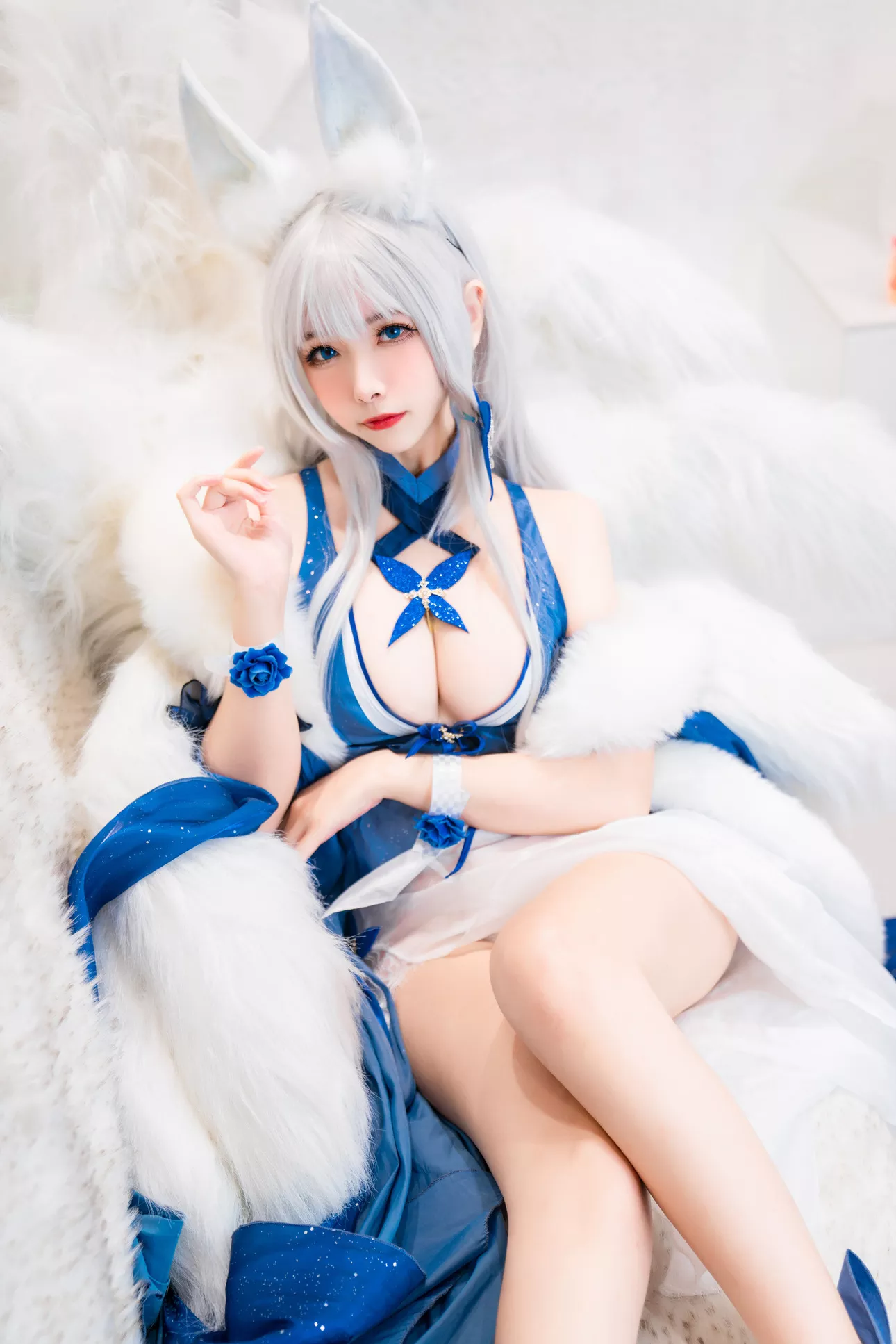 信浓 福利 �T Cosplay 美人 ko Shinano 【Momo 碧蓝航线 葵葵】