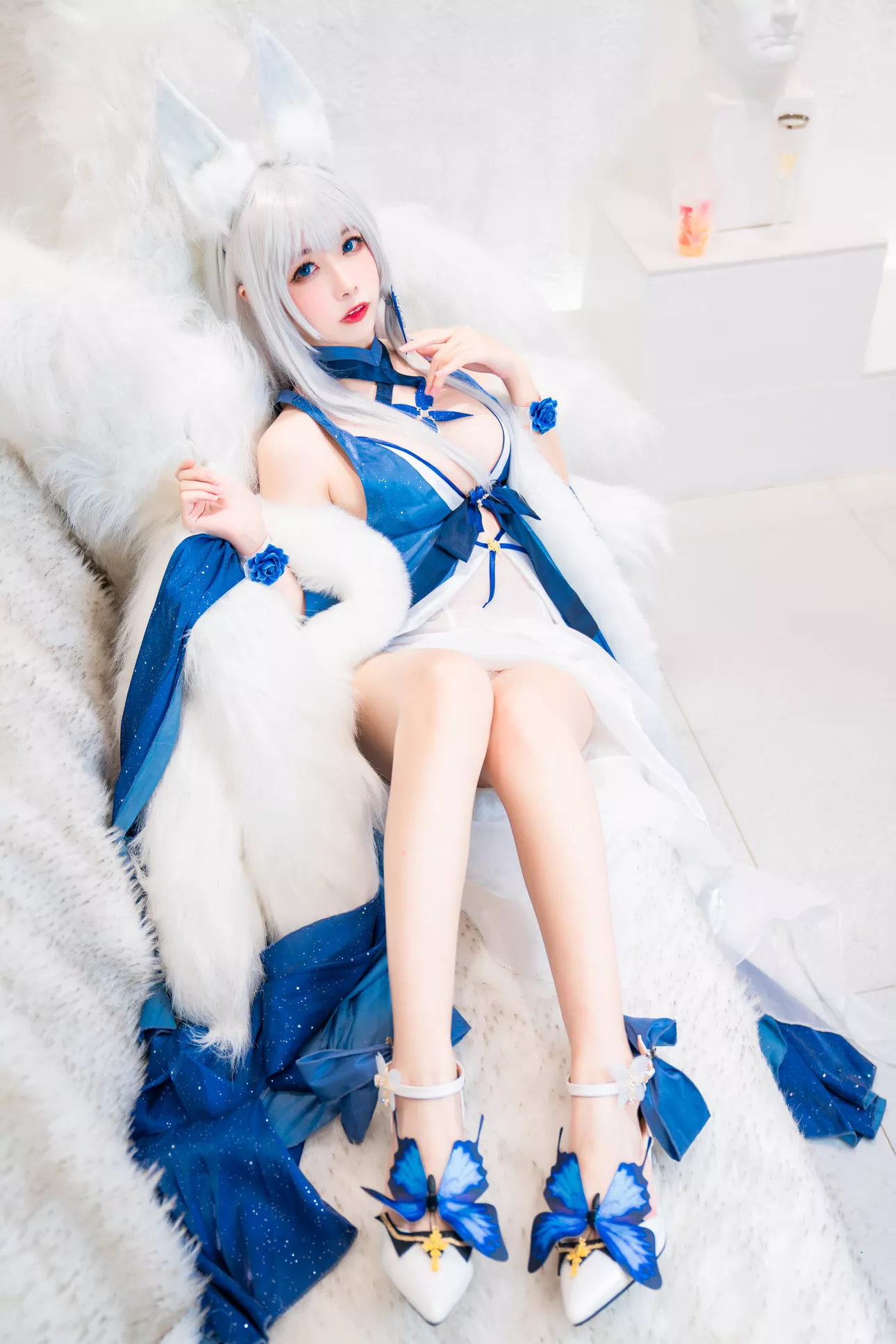 信浓 福利 �T Cosplay 美人 ko Shinano 【Momo 碧蓝航线 葵葵】