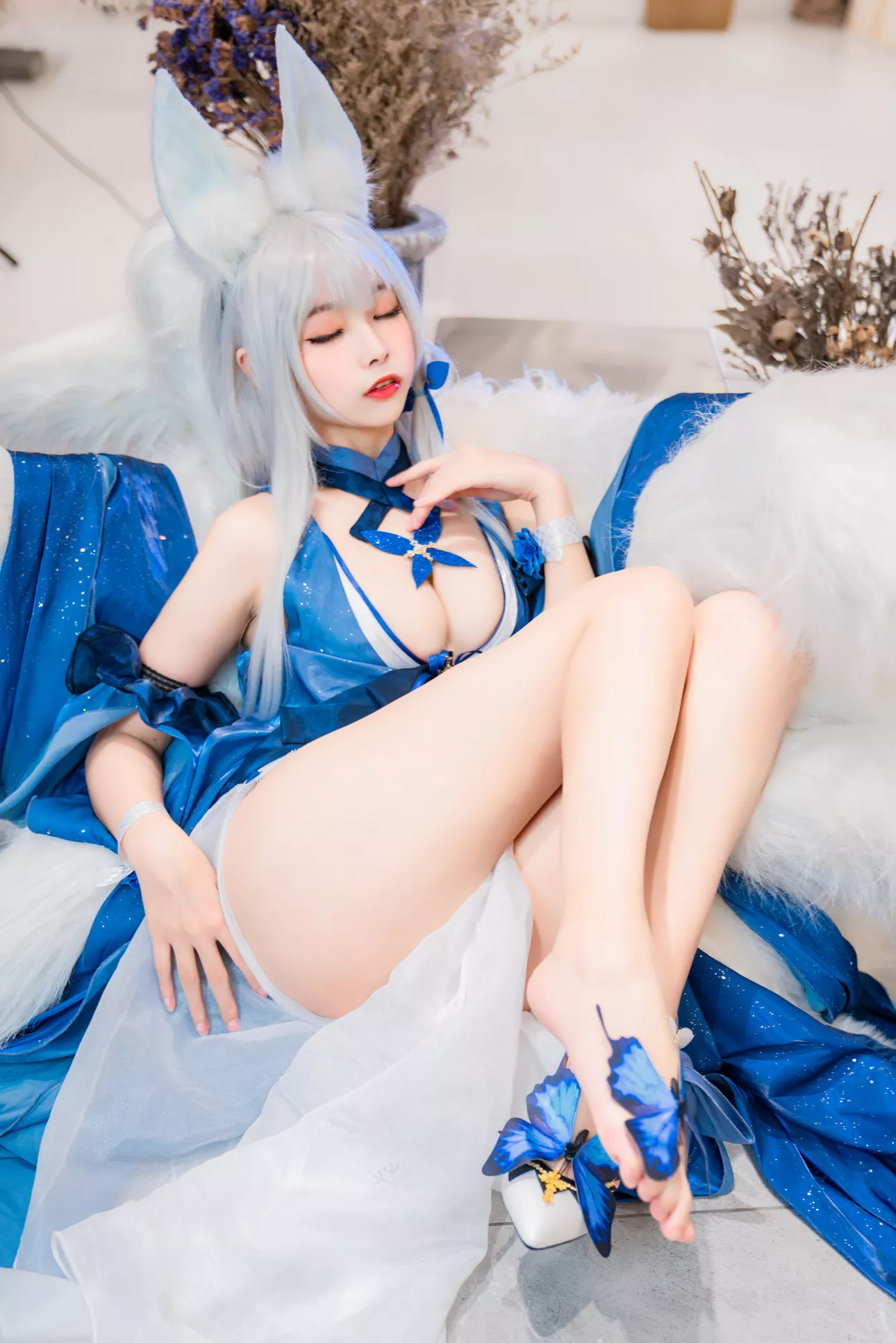 信浓 福利 �T Cosplay 美人 ko Shinano 【Momo 碧蓝航线 葵葵】