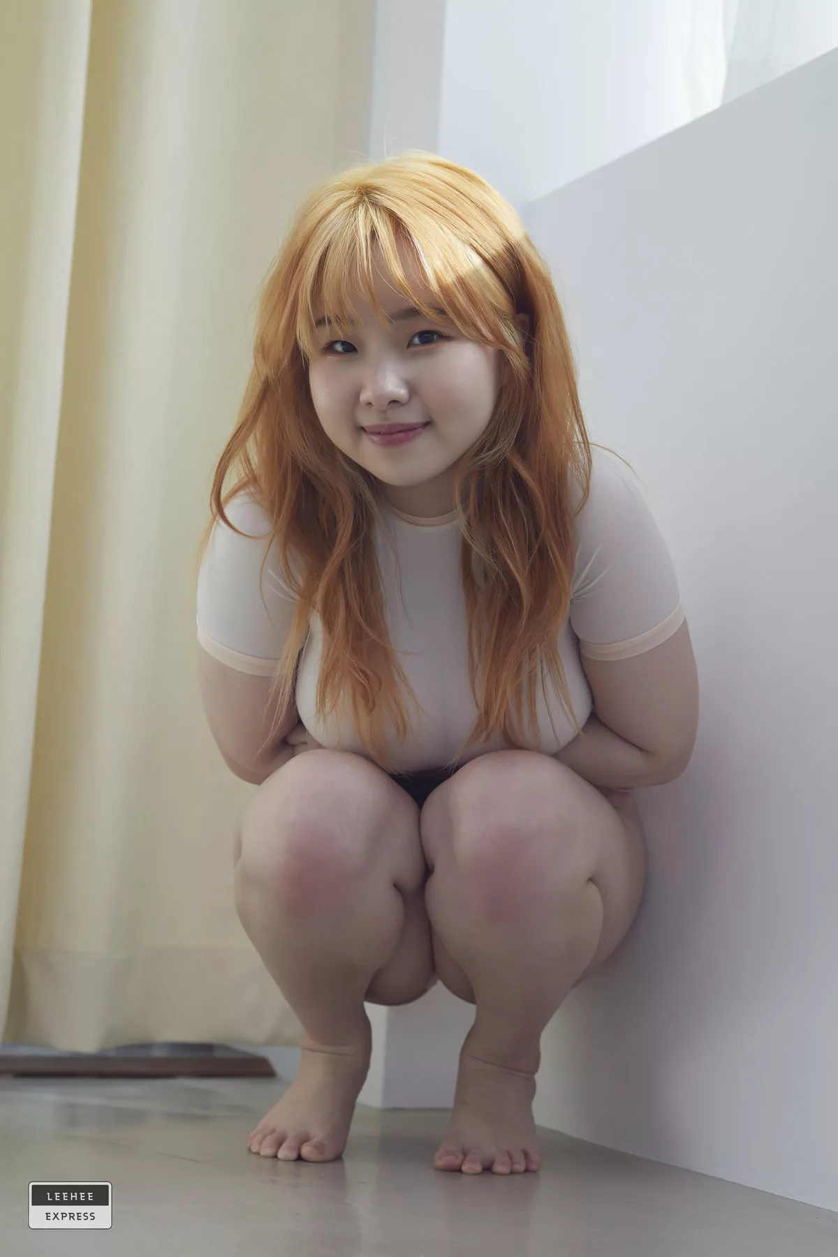 015 棒子 EXPRESS 写真 【LEEHEE Merry LEDG 全集修正 利熙快运】 女神