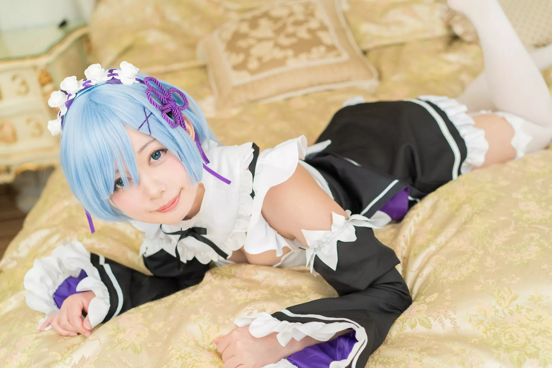 佳人 【prprDrop 鬼の嫁 (Reから始める异世界生活) (�[南しずく)】 No.1 s Cosplay 福报
