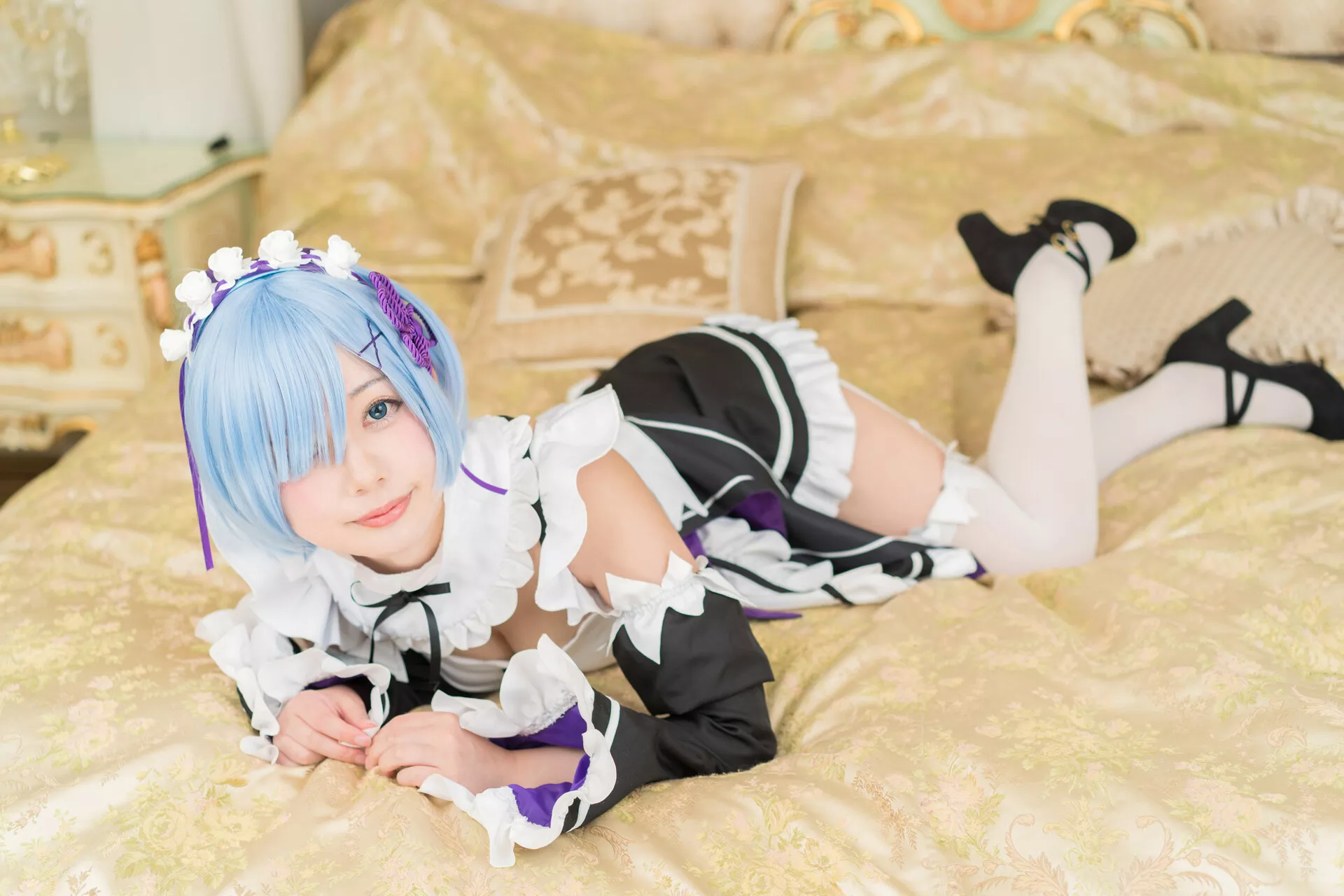 佳人 【prprDrop 鬼の嫁 (Reから始める异世界生活) (�[南しずく)】 No.1 s Cosplay 福报