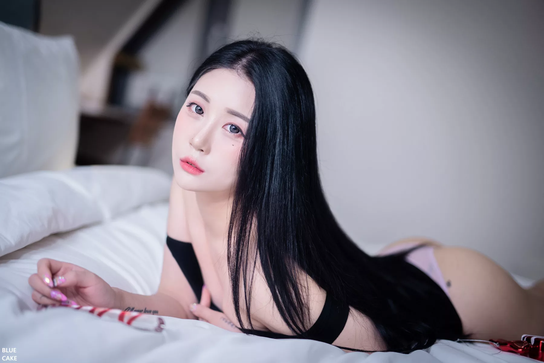 Lover Jeong 高丽 & my Bomi 女神 Christmas 艺术图 蓝色蛋糕】 with 全集修正 【BLUECAKE Bomi