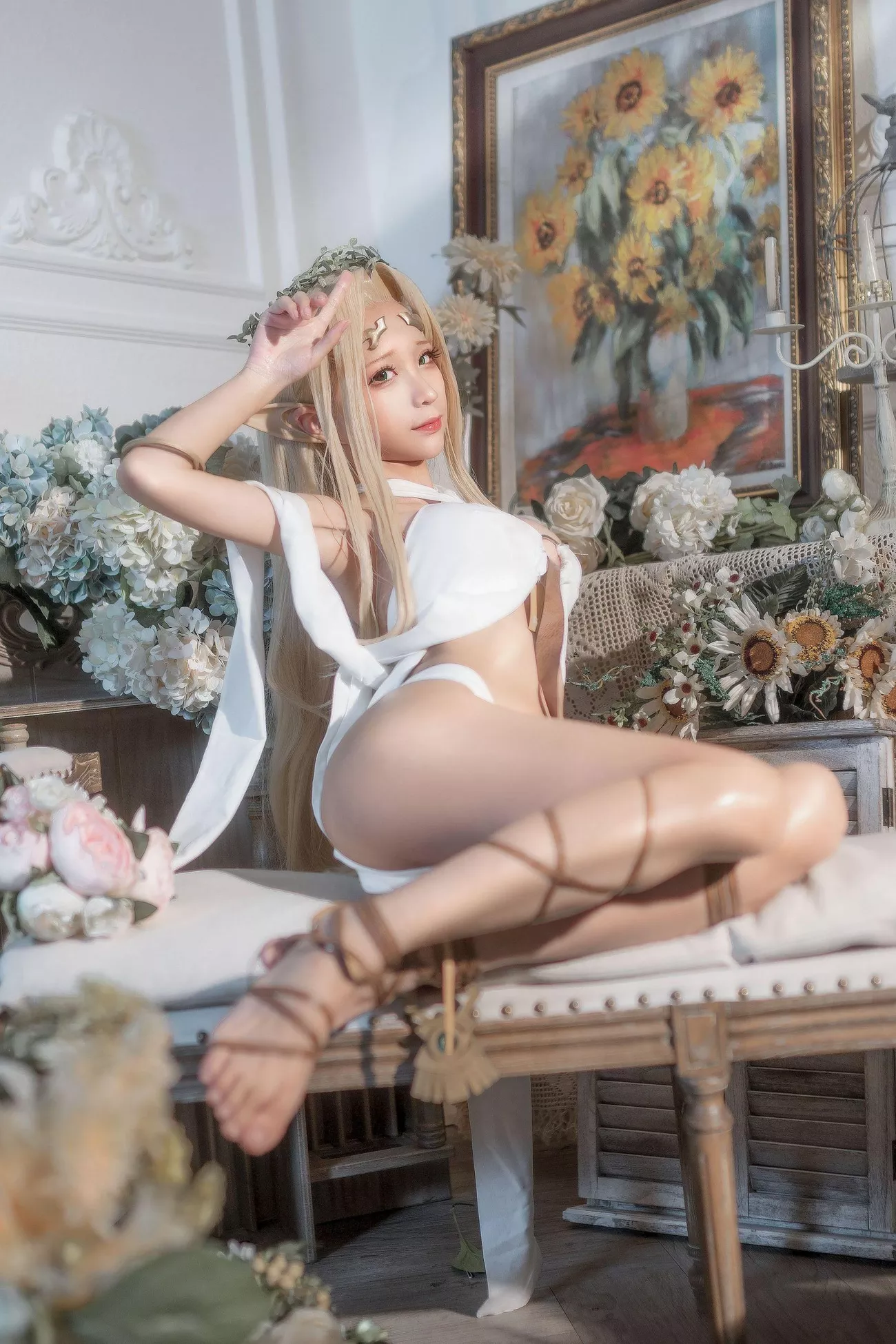 《白精灵》 高品质摄影摄影 蠢沫沫