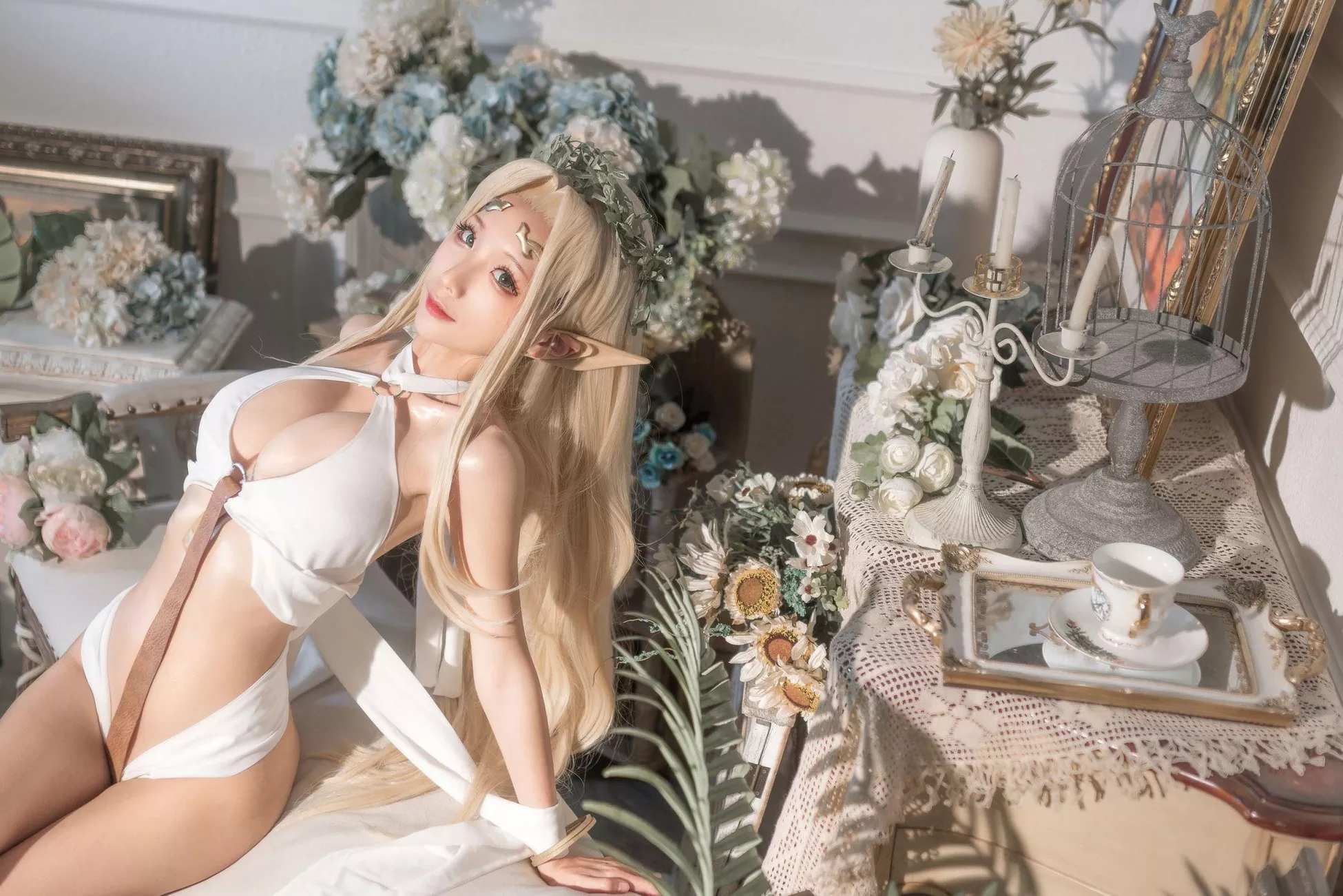 《白精灵》 高品质摄影摄影 蠢沫沫