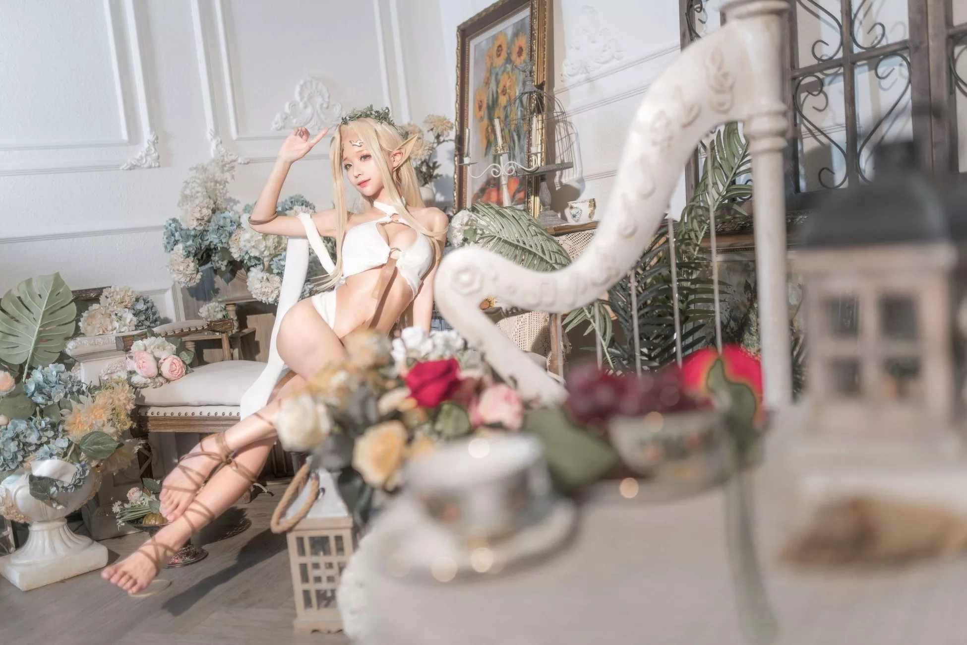 《白精灵》 高品质摄影摄影 蠢沫沫