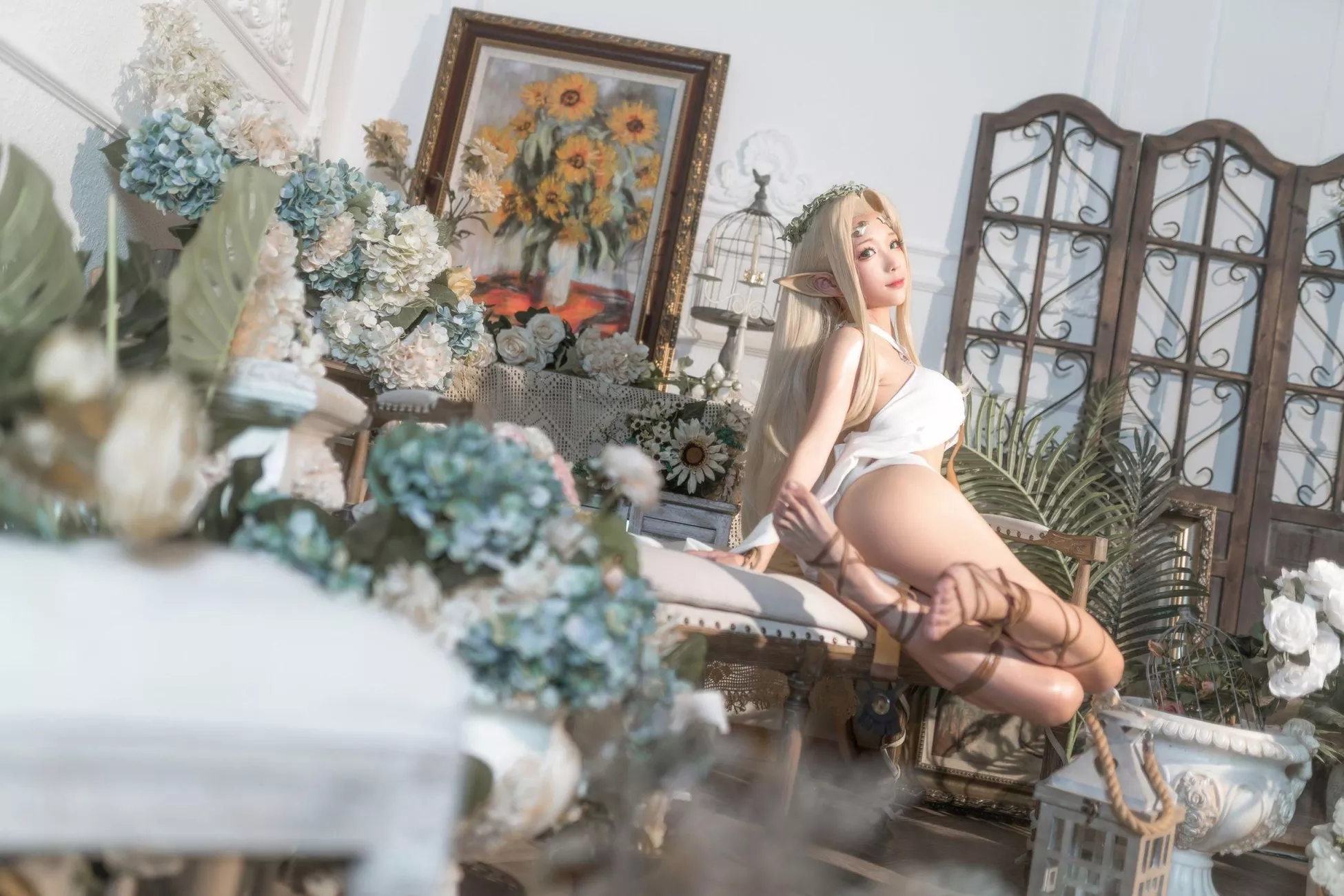 《白精灵》 高品质摄影摄影 蠢沫沫