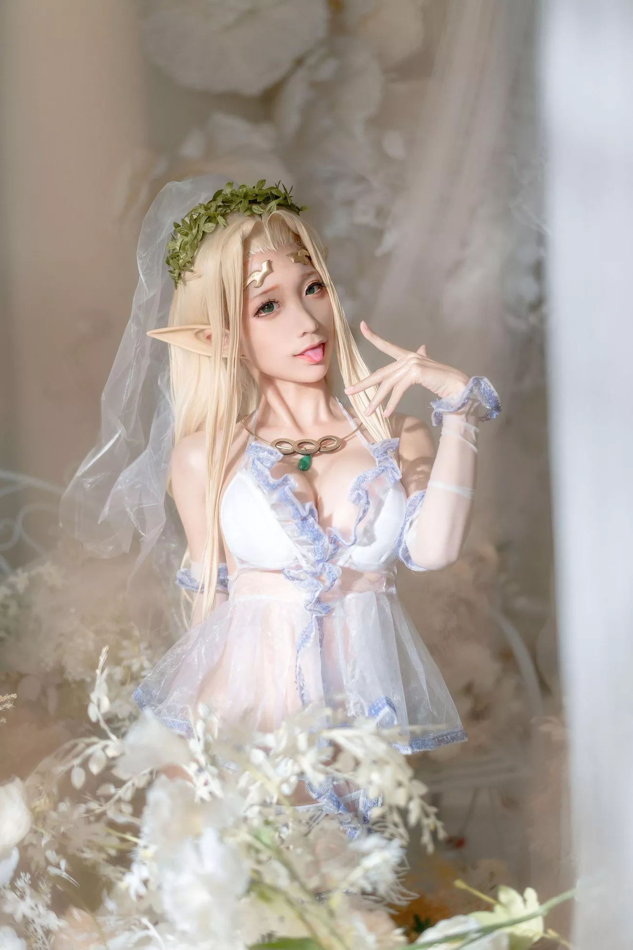 《白精灵》 高品质摄影摄影 蠢沫沫